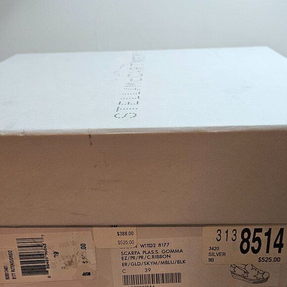 Stella McCartney Silver Loafer Style Shoes - Picture 4 of 9